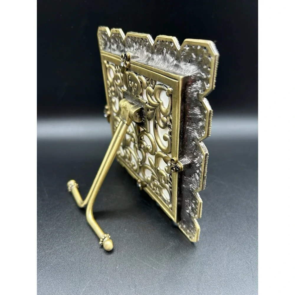 VTG Tizo Design Tiger Eye  Crystal Swarovski  Art Deco  Picture Frame
